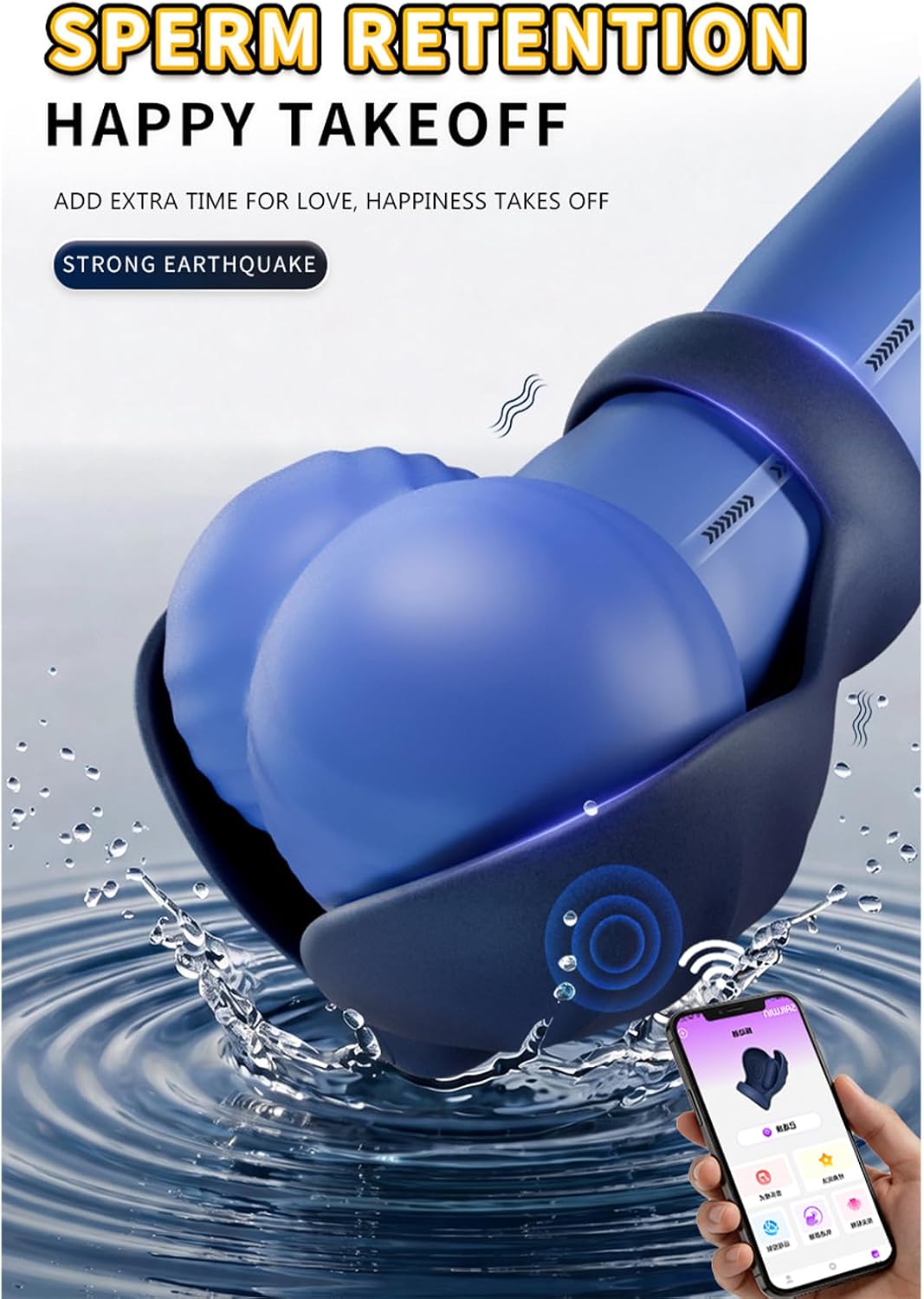 3 IN 1 Dual-Ring Penis Vibrator Trainer Clitoral Stimulator Cock Ring with 10 Vibration Modes