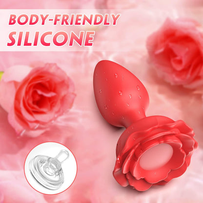 10 modèles de vibration Plug Anal Rose Vibrateur 