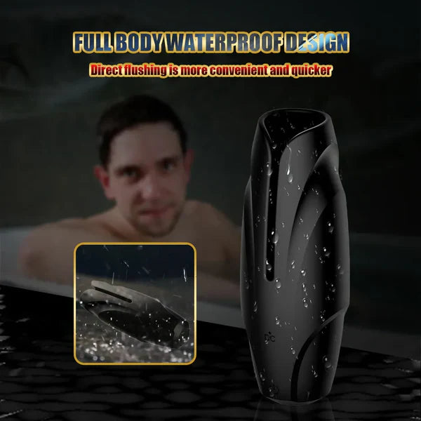 3 IN 1 Electric Penis Trainer Stroker Blowjob Masturbator with 10 Vibration Modes