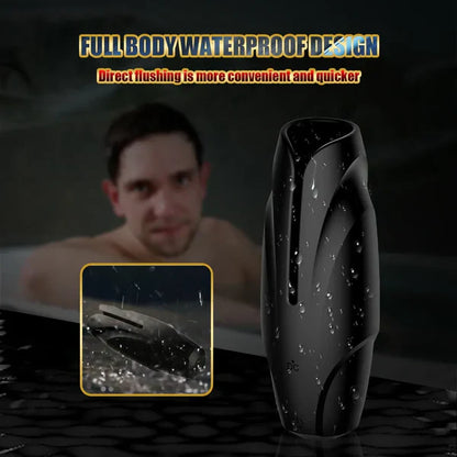 3 IN 1 Electric Penis Trainer Stroker Blowjob Masturbator with 10 Vibration Modes