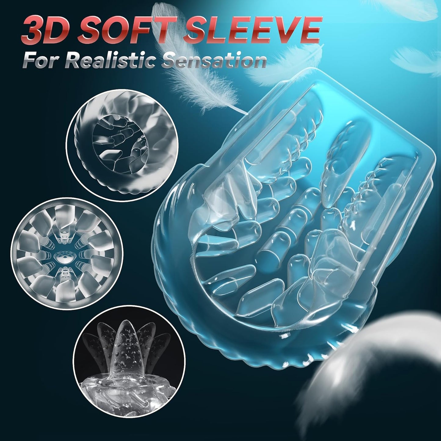 Automatic Masturbator Penis Pump with 3 Pump & 7 Thrusting Rotating Vibrating Sucking Modes