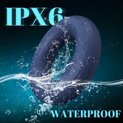 O-Shape Cock Penis Ring Vibrator with 10 Vibration Modes