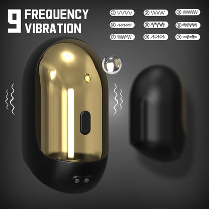 Automatic Penis Vibrator Strokers Blowjob Trainer Masturbator with 9 Vibration Modes
