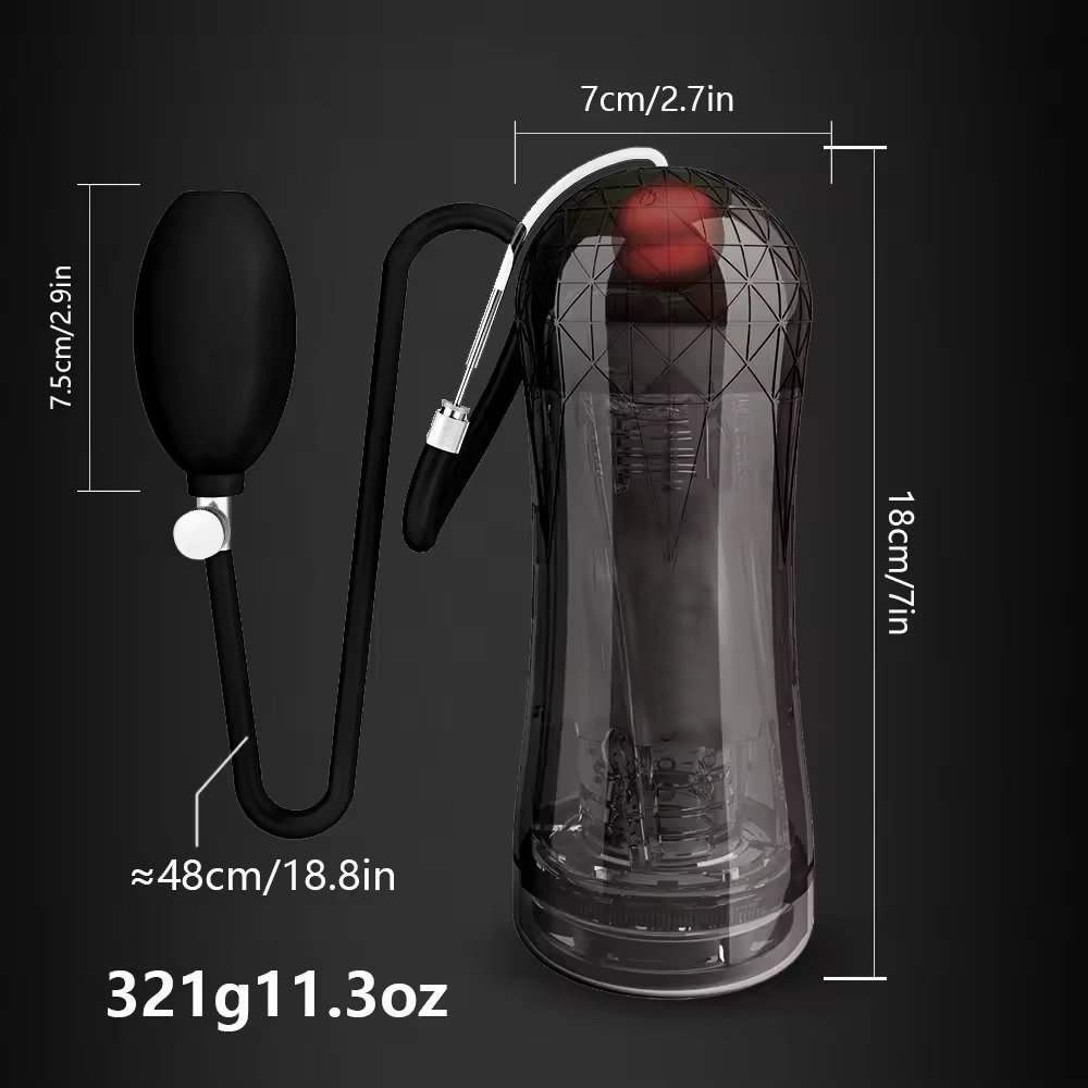 Penis Enlargement Vacuum Sucking Penis Pump Exerciser Male Masturbator