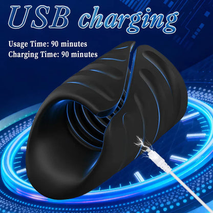 APP Control Penis Vibrator Glans Trainer Masturbator Stroker with 10 Vibrations