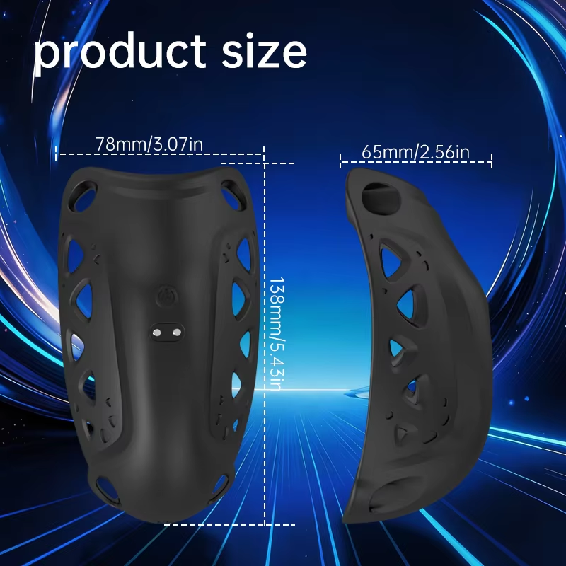 Hollow Portable Penis Training Vibrator Chastity Cage Masturbator with 10 Vibration Modes