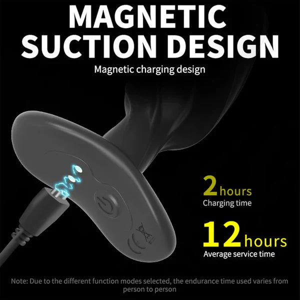 Electric Shock Anal Plug Prostate Massager with 99 Intensity Levels & 12 Frequency Modes