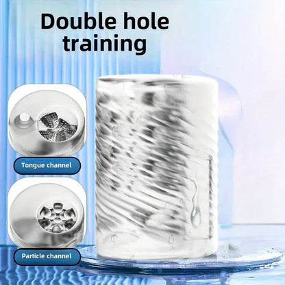 Penis Trainer Blowjob Pocket Pussy Masturbator with 10 Vibration Modes