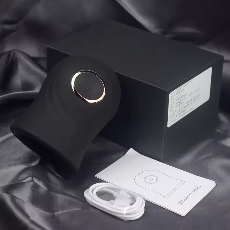 Automatic Masturbator Penis Trainer Vibrator Glans Massage with 12 Vibrations