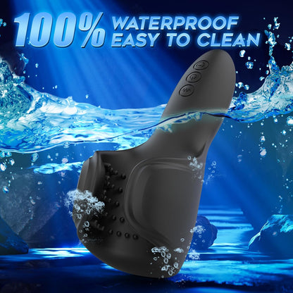 3 IN 1 Penis Tranier Vibrators Masturbator with 10 Bite & Vibrating Modes