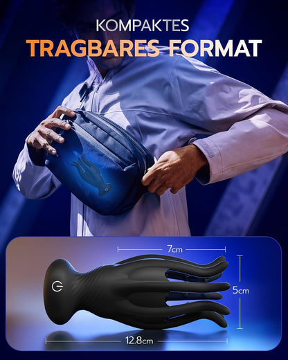 Tentacle Penis Trainer Vibrator Glans Stimulator with Powerful Vibration & Licking Function