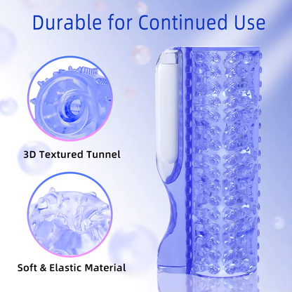 5D Electric Penis Trainer Vibrator Pocket Pussy Masturbator with 10 Vibration Modes
