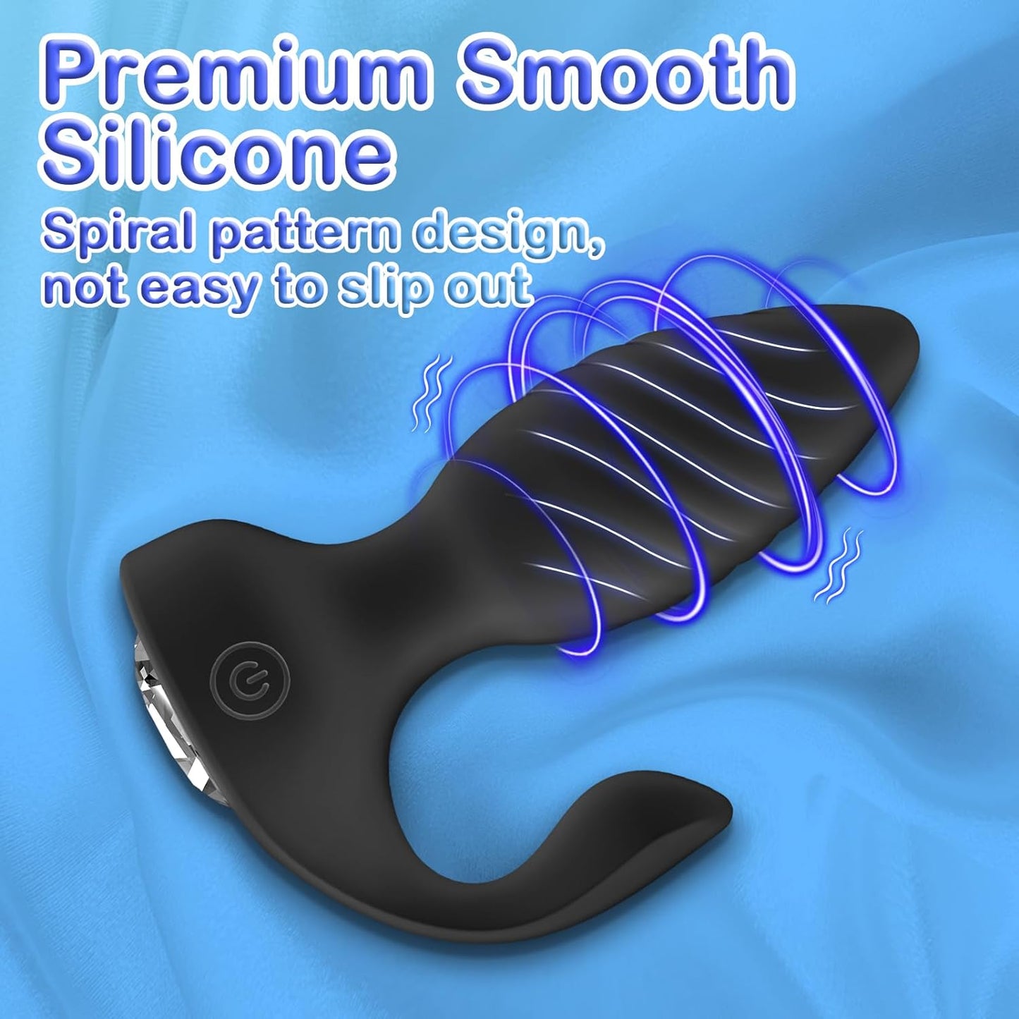 2 in 1 Remote Control Vibrator Prostate Massager with 10 Modes