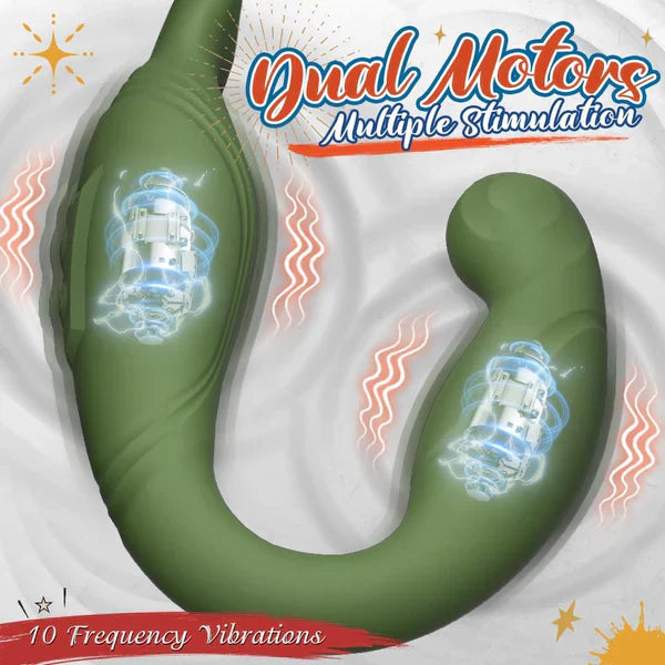 360° Rotating Anal Vibrators Prostate Massager Butt Plug with 10 Powerful Vibrating