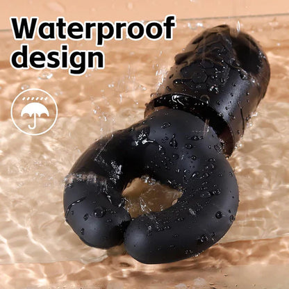 Automatic Clamp Penis Vibrator Glans Trainer Masturabator with 10 Vibration Modes