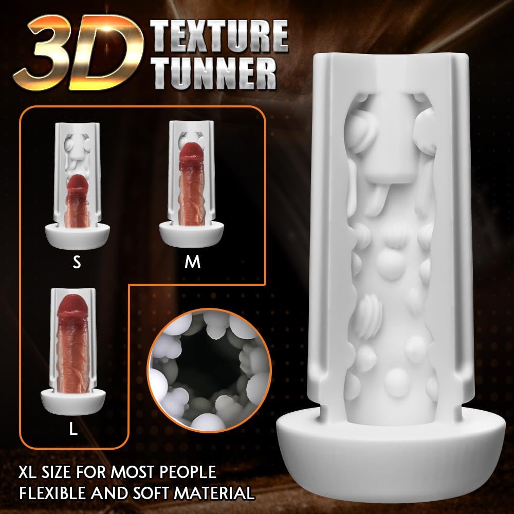 Automatic Masturbator Stroker Blowjob with 9 Vibration & 5 Squeeze Modes