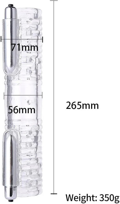 Double Stroker Electric Penis Trainer Vibrator Masturbator