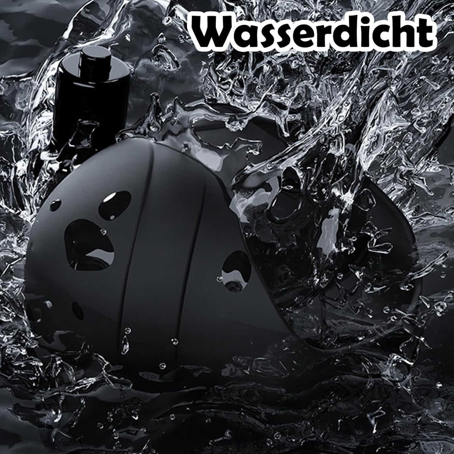 Testicle Cock Ring Vibrator Massager Masturbator with Powerful Vibrations