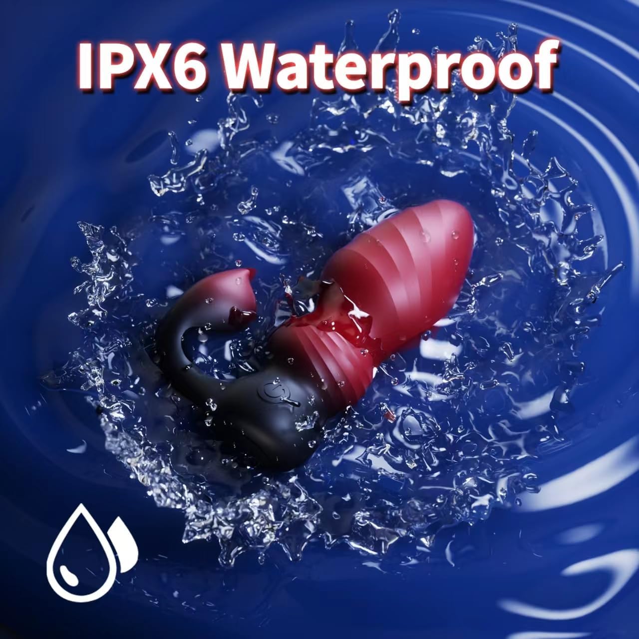 2 IN 1 Prostate Massager Butt Plug with Powerful 7 Modes