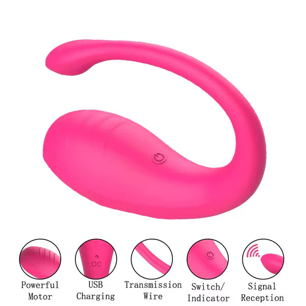 APP Remote Control Vibrator Portable Vibrating Stimulator with Intelligent Modes