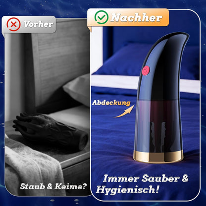 Penis Trainer Glans Vibrator Stroker Blowjob Masturbators with 10 Vibrations