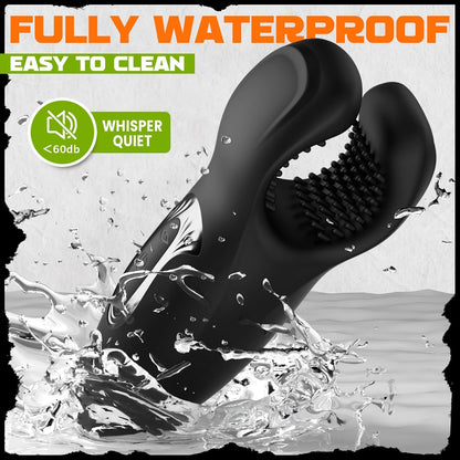 Electric Masturbator Penis Trainer Glans Stimulator with 10 Bite Modes