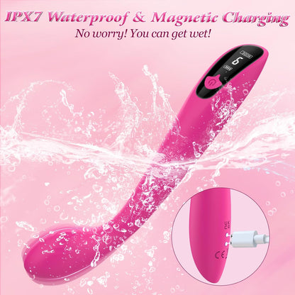 LCD Display G Spot Clitoral Vibrator with 9 Vibrations