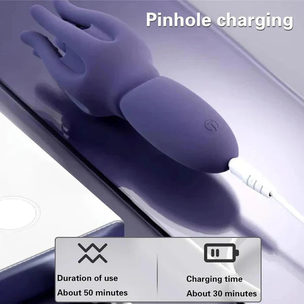 Octopus Tentacle Penis Vibrator Glans Trainer with 10-Frequency vibrations