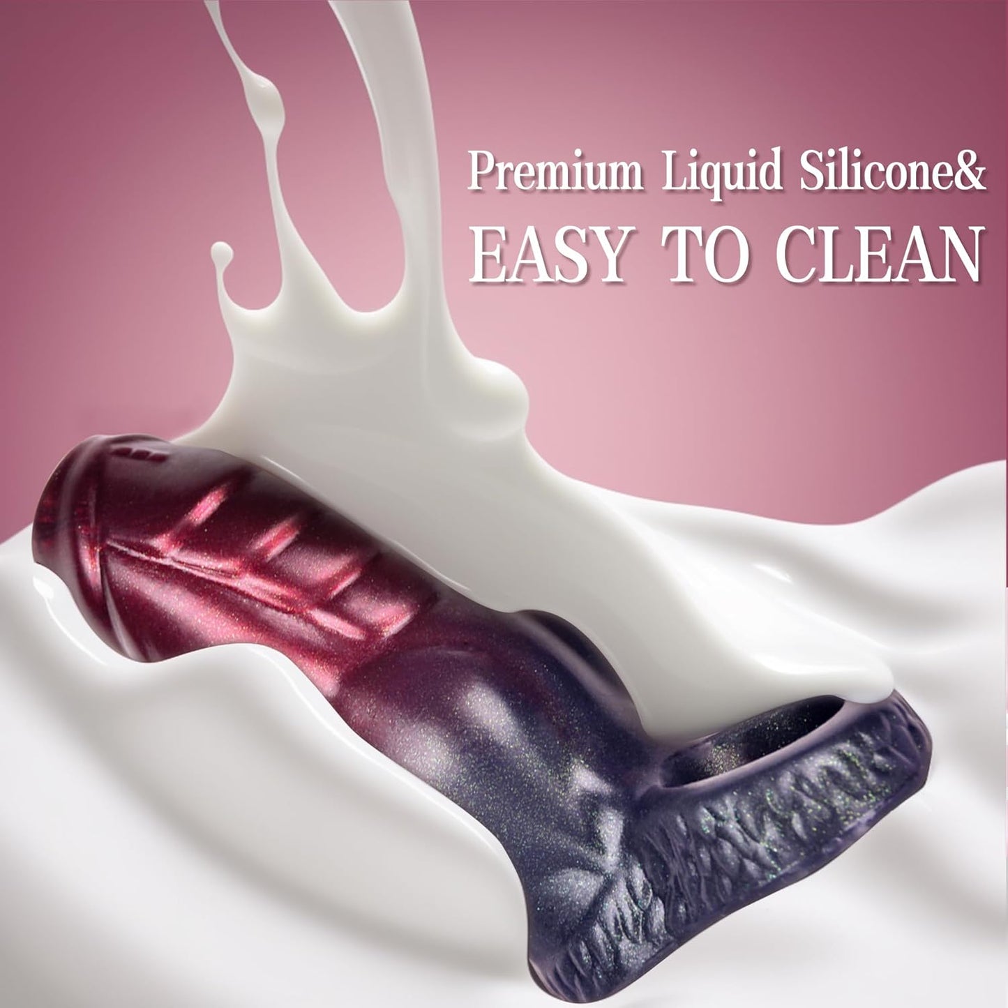 Knot Penis Sleeve Cock Ring Ultra-Soft Penis Extender for Couples Delay Ejaculation Erection Enhancement Silicone Testicle Stimulator