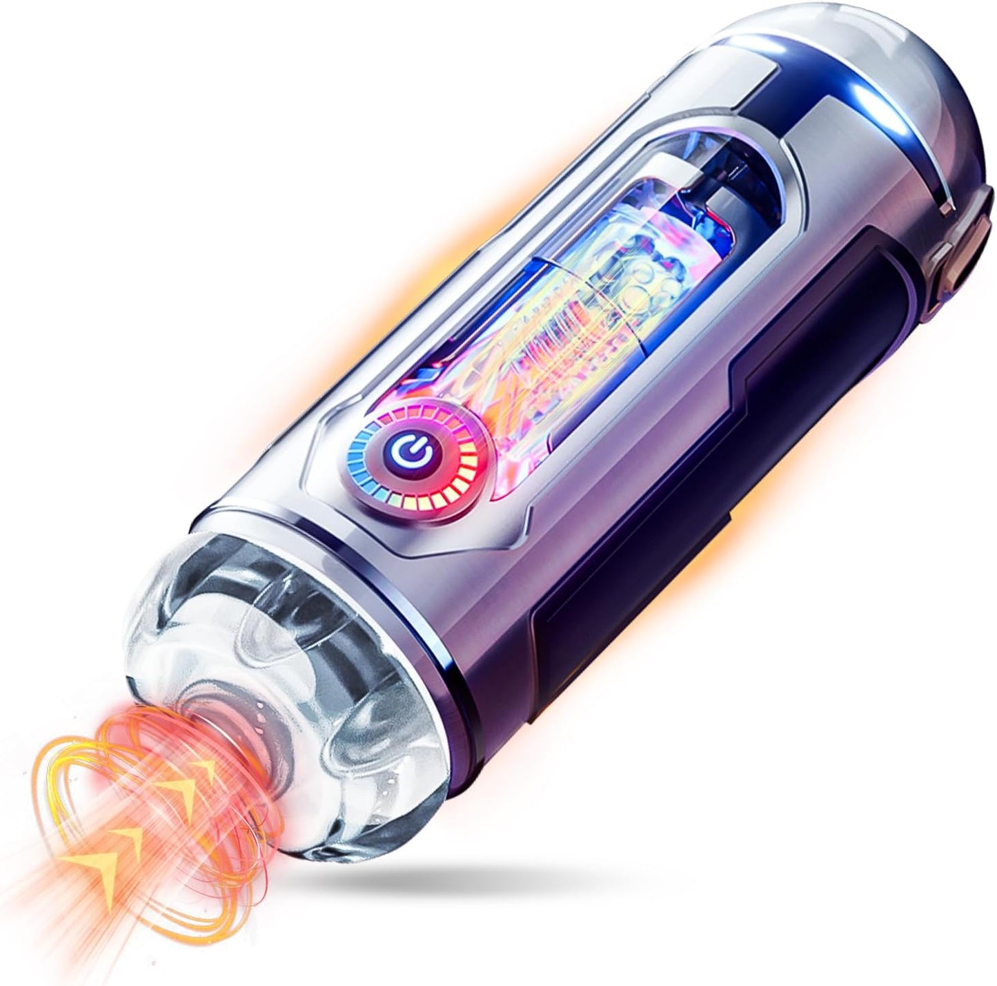 Automatic Masturbator Penis Stroker Blowjob with 10 Vibrating & Sucting & Heating Modes