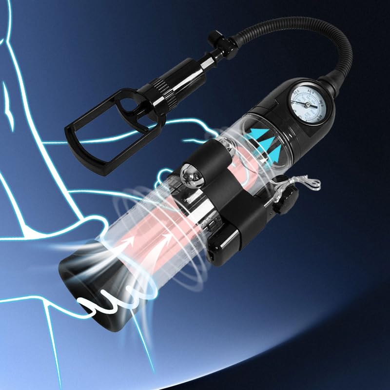 Electric Enlarge Air Penis Vacuum Enlargement Training Device with Multifunctional Modes
