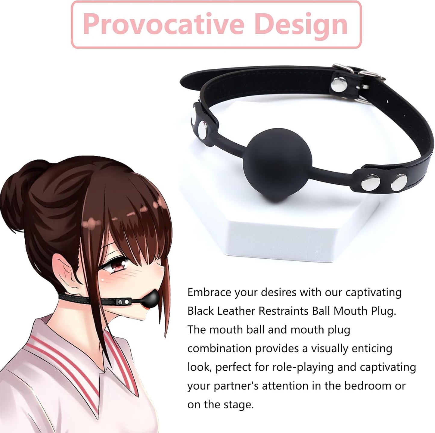 Breathable Ball Gag Bondage Restraints Sex Play Toys