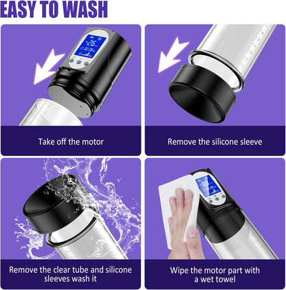 Automatic Vacuum Penis Pump Enlargement with 2 Powerful Modes & 4 Intensities