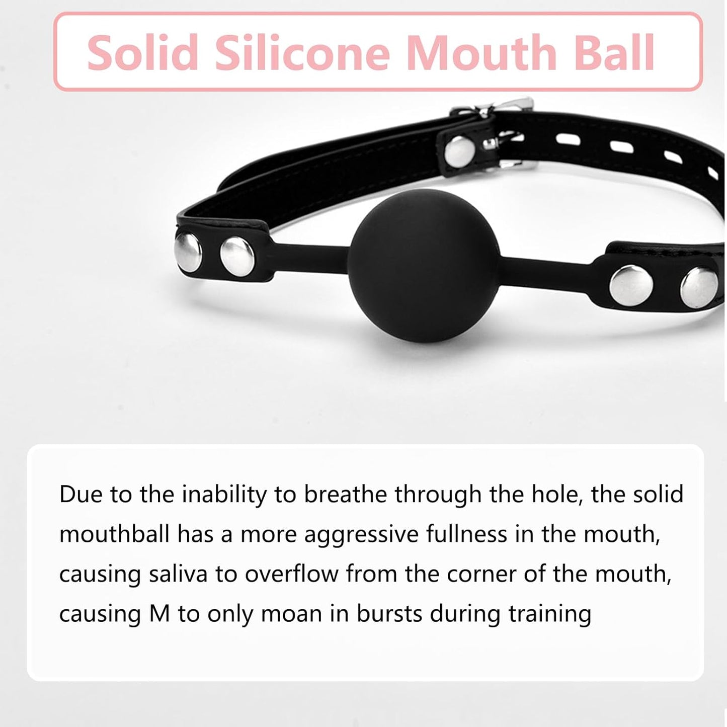 Breathable Ball Gag Bondage Restraints Sex Play Toys