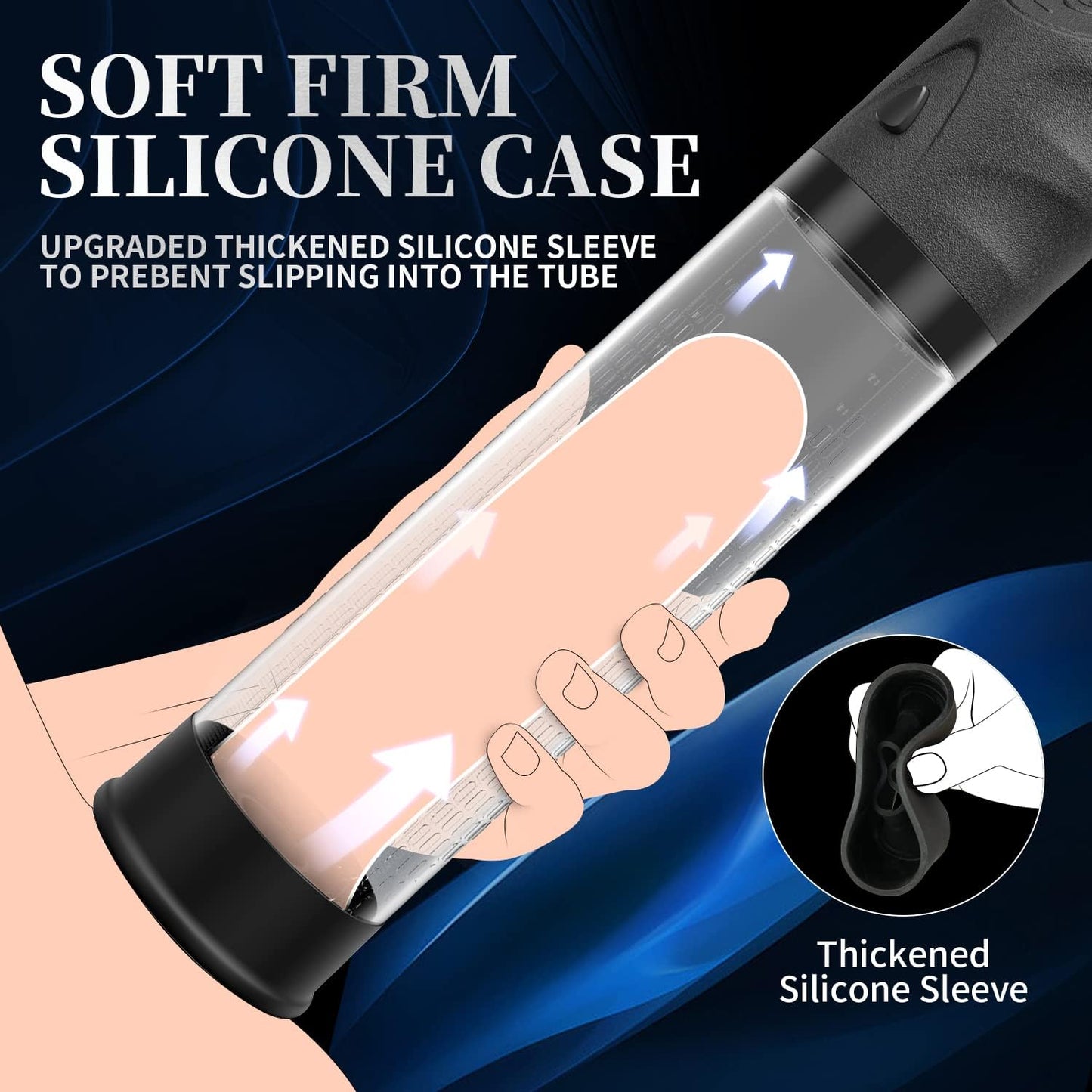 Electric Penis Vacuum Pump Penis Enlarger with Multiple Powerful Modes