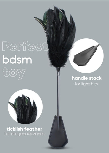 Faux Feather Tickler Cosplay Show Teaser Stick
