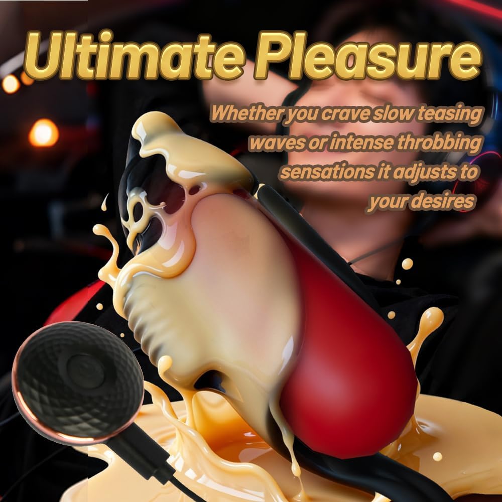 Electric Penis Trainer Glans Vibrator Masturbator with 10 Vibration Modes