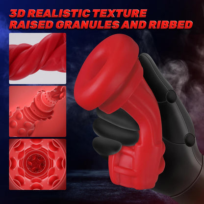 LCD Display Electric Masturbator Penis Stroker with 9 Suction and Vibration Modes