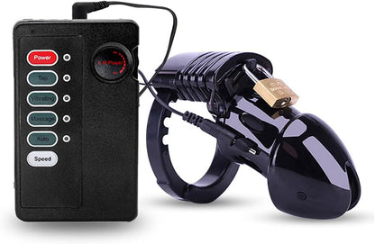 Penis Cage Sexual Electrostimulation Chastity Cock Ring Stimulator