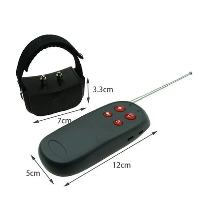 Electric Shock Cock Ring Pulse Stimulator Penis Trainer