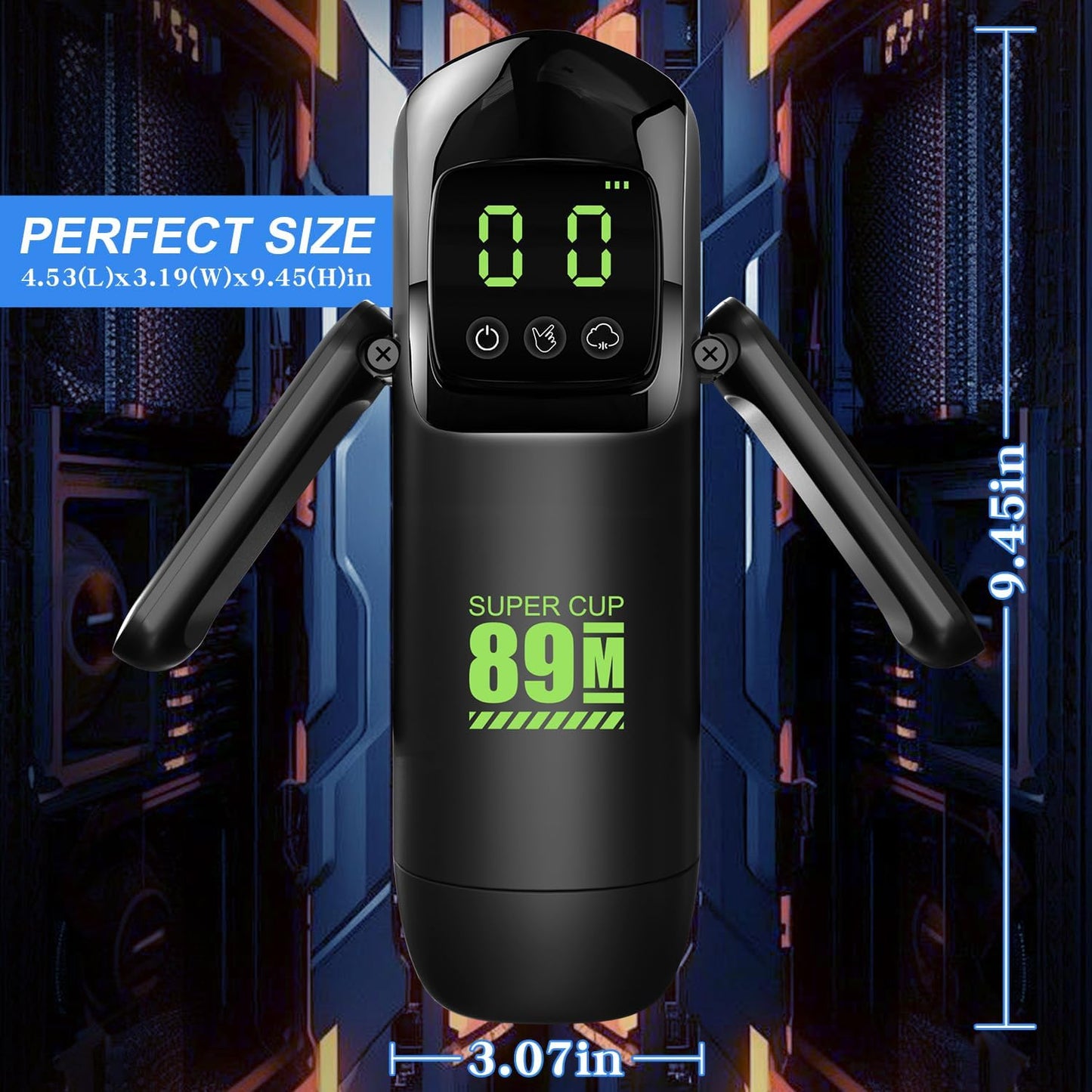 Automatic Masturbator Stroker Blowjob Sex Machine with 7 Sucking & Vibrating Modes