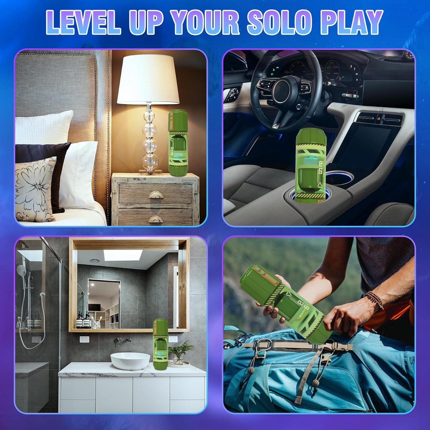 3 IN 1 Automatic Male Masturbator with Upgrade 8 Thrusting Rotating & 5 Vibration