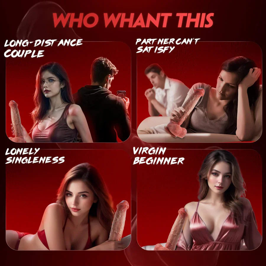 10.3 inch Realistic Fantasy Huge Dildo with Strong Suction Base