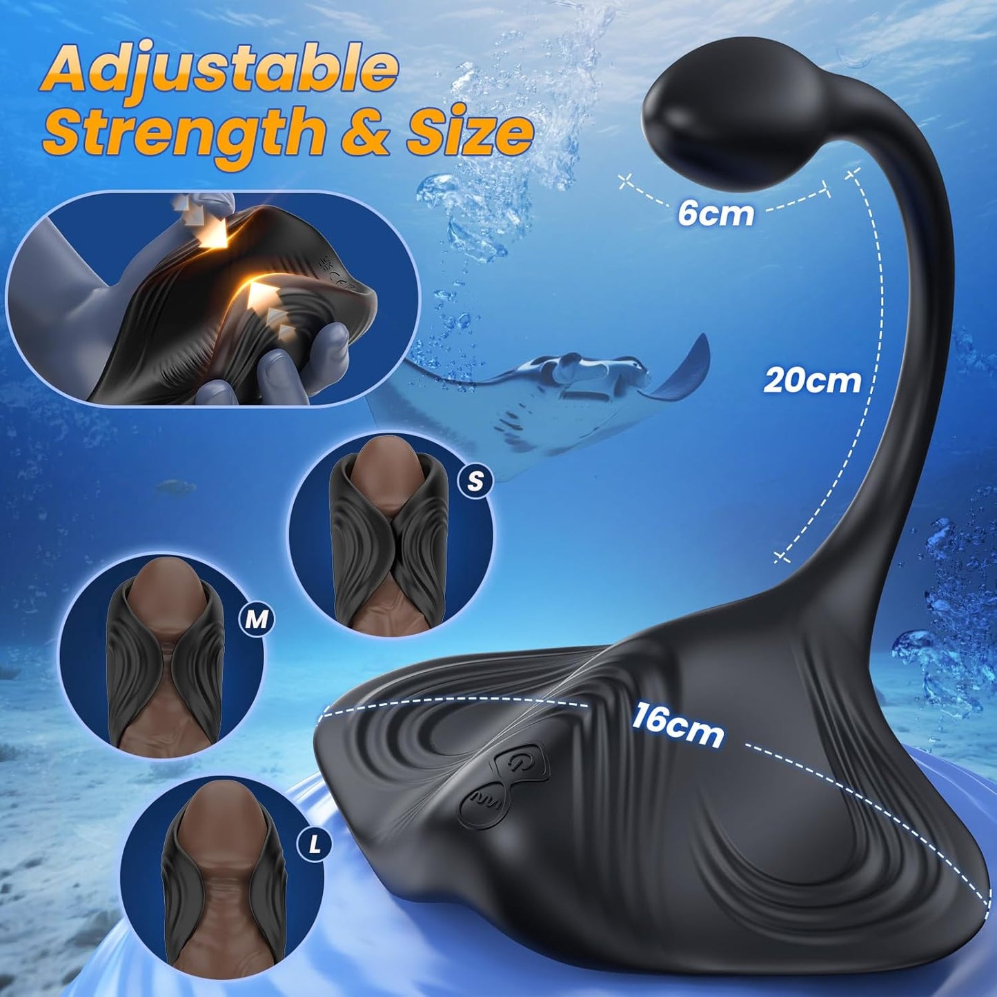 Prostate Massager Anal Plug penis Trainer Stimulator with 9+9 Vibration Modes