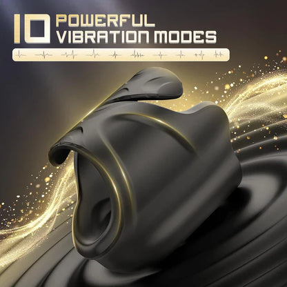 3 IN 1 Electric Penis Trainer Glans Stimulator Masturbator with 10 Vibration Modes