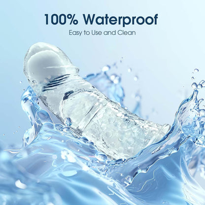 4 IN 1 Multifunctional Penis Extender Sleeve Cock Ring with 10 Vibration Modes