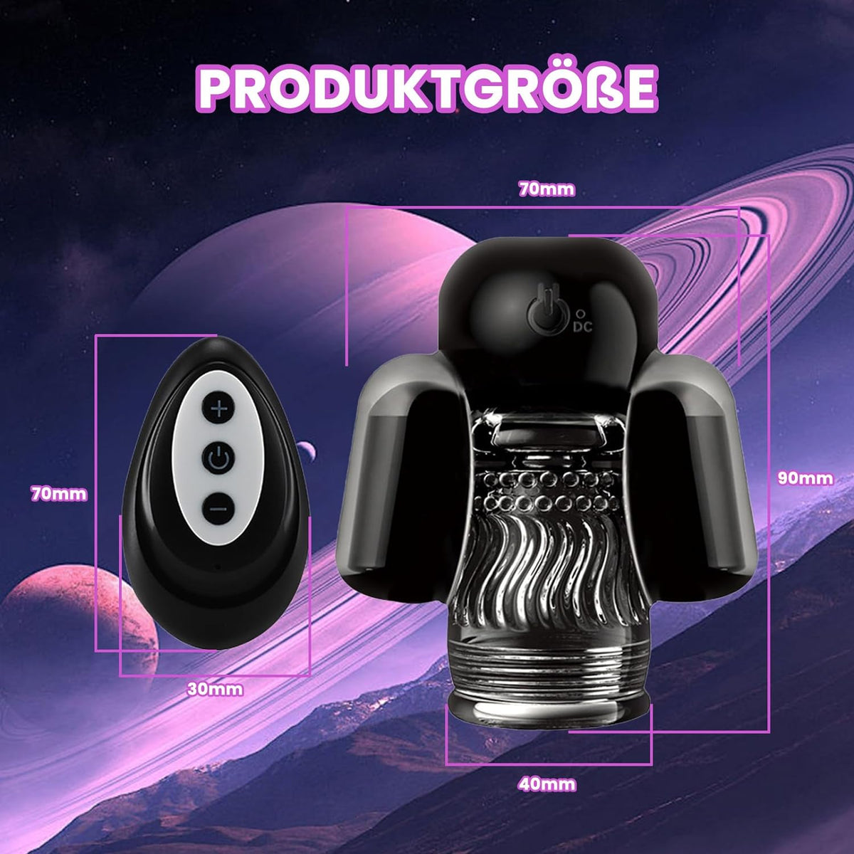 Penis Vibrator Glans Training Device Stimulator Masturbator with 6 Frequencies
