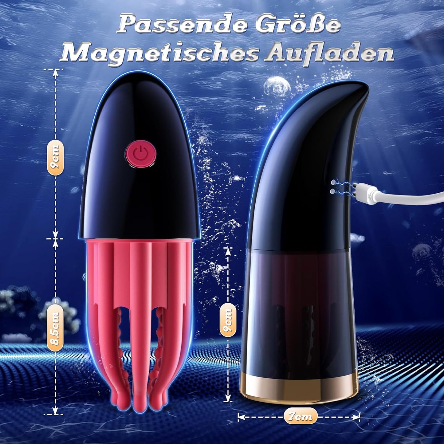 Penis Trainer Glans Vibrator Stroker Blowjob Masturbators with 10 Vibrations
