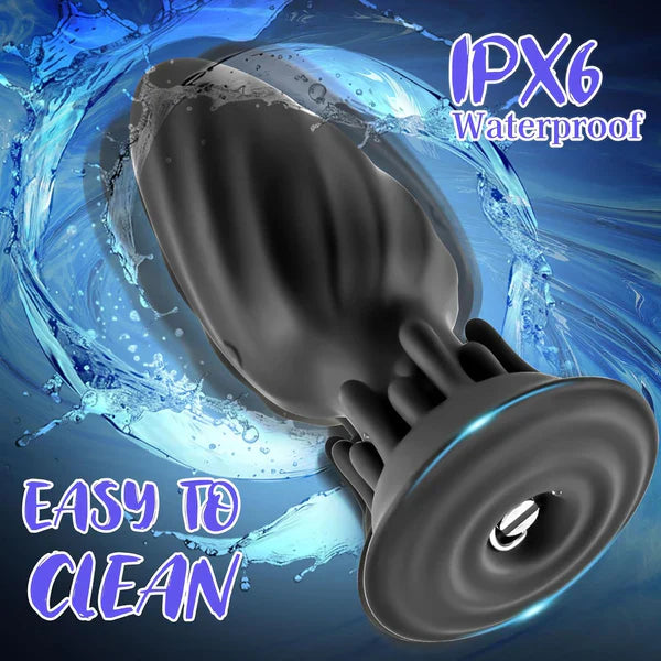 360° Tornado Rotation Anal Plug Prostate Massager with 10 Rotation & Vibration Modes