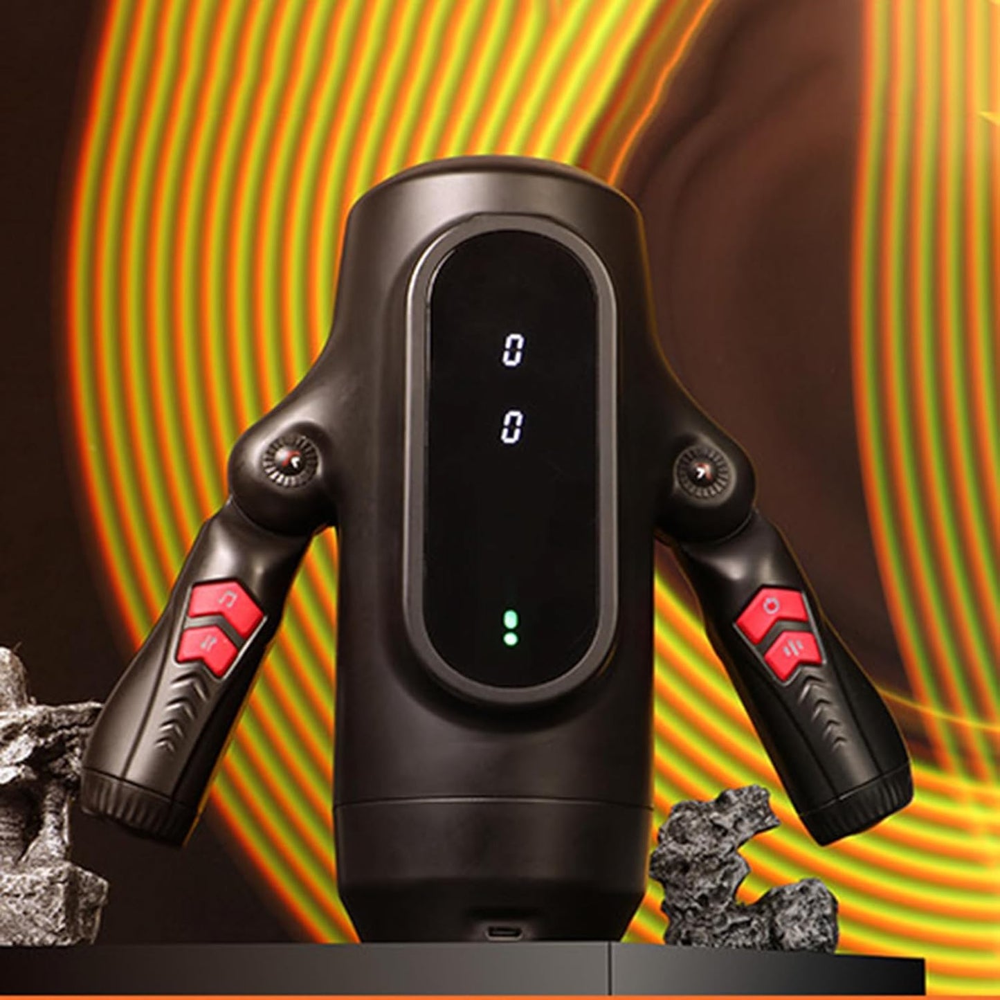 Hands Free Automatic Masturbator Stroker Blowjob Machine with 9 Vibrations